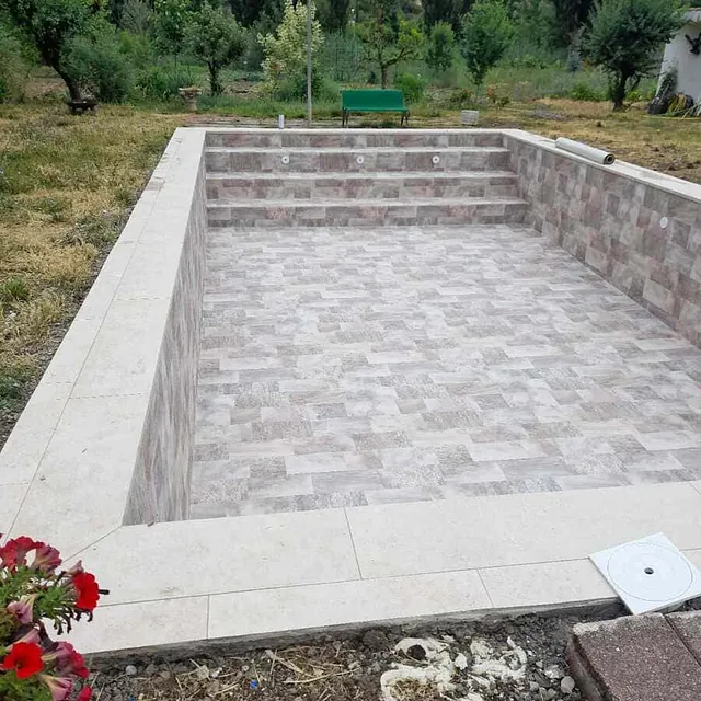 piscina nueva impermeabilizada